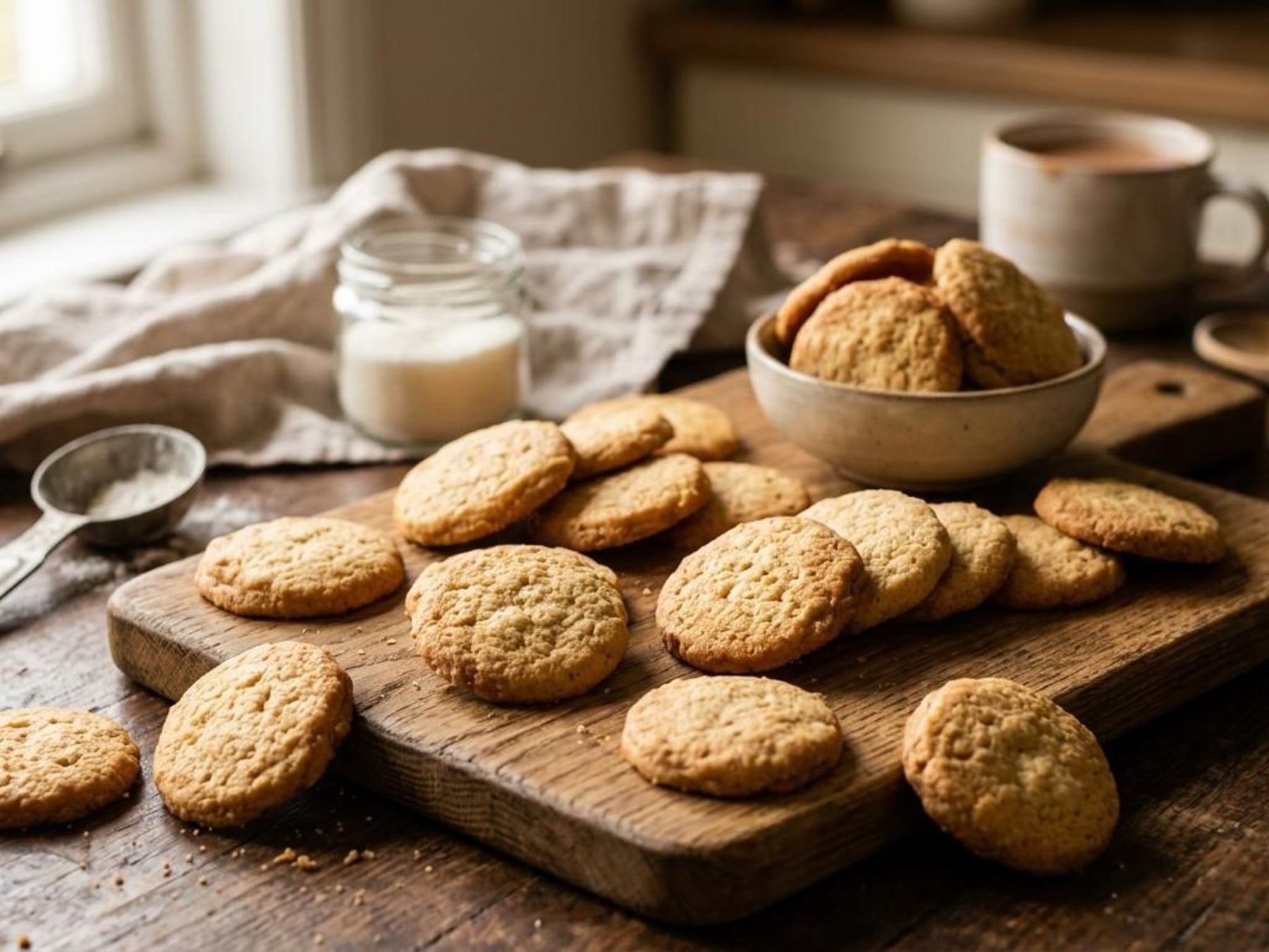 La fórmula 3-2-1: galletitas de manteca con tres ingredientes y una matemática que no falla