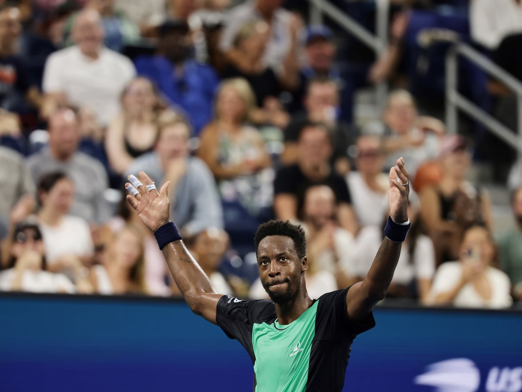 Monfils dejó la cocina encendida y una sonrisa en Nueva York