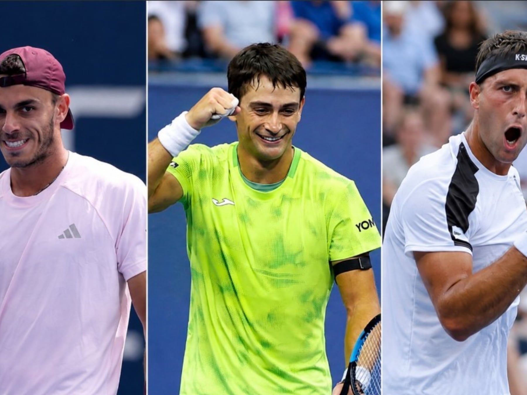 Tres mosqueteros en Nueva York: los argentinos que rompen el molde en el US Open