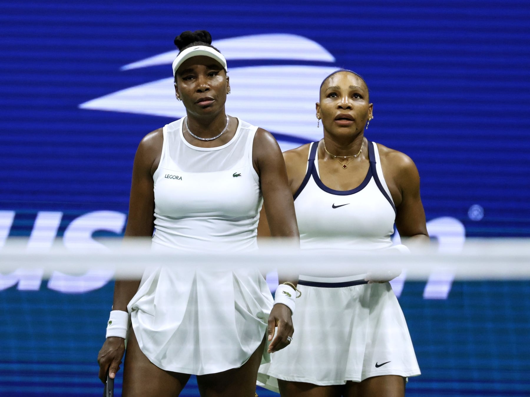 Las Williams dijeron presente en el Arthur Ashe y se fueron en la primera ronda, como cualquiera que vuelve al trabajo después de las vacaciones
