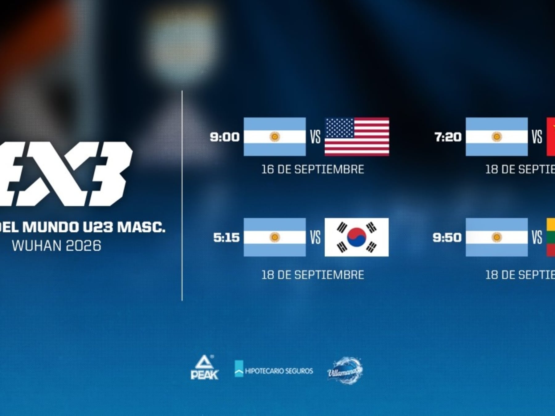 Arranca el sueño chino: Argentina debuta en Wuhan ante los yanquis y con el grupo más bravo del torneo