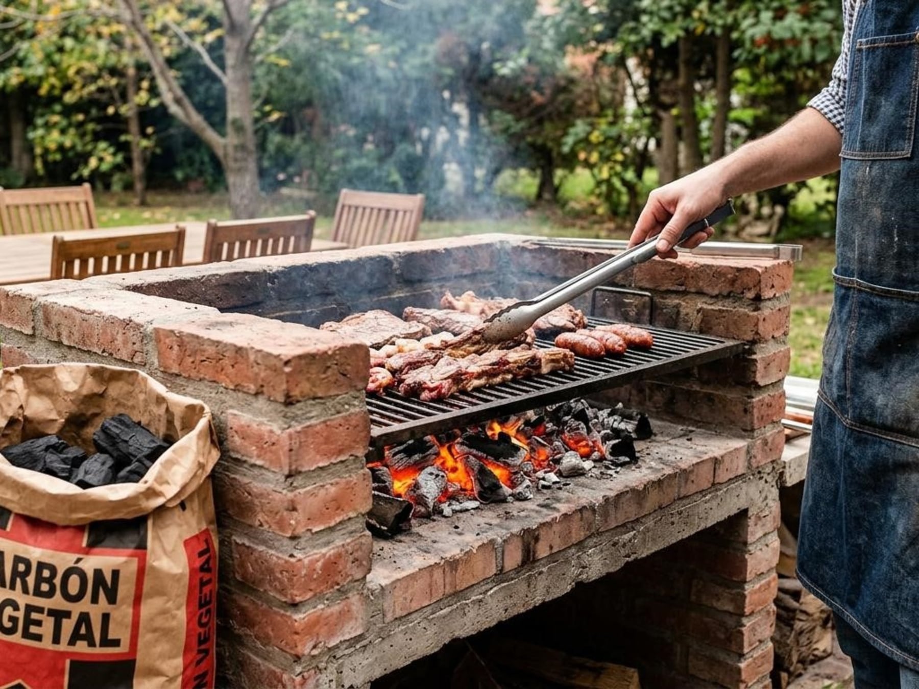 Asado sin sobresaltos: cuánto carbón cargar según la carne que vaya a la parrilla