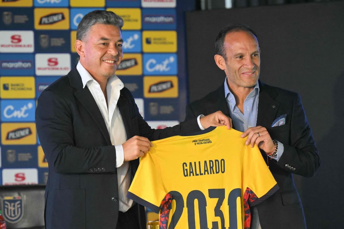 Gallardo se calzó el buzo de Ecuador y ya avisa: apunta al 2030