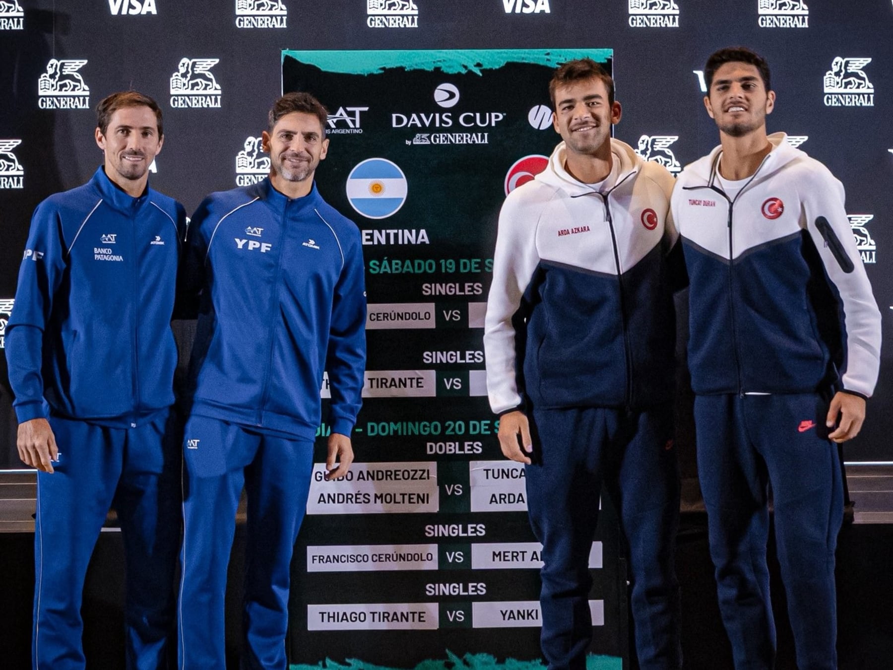 Argentina acaricia la victoria en la Davis y este domingo va por el golpe final en Neuquén