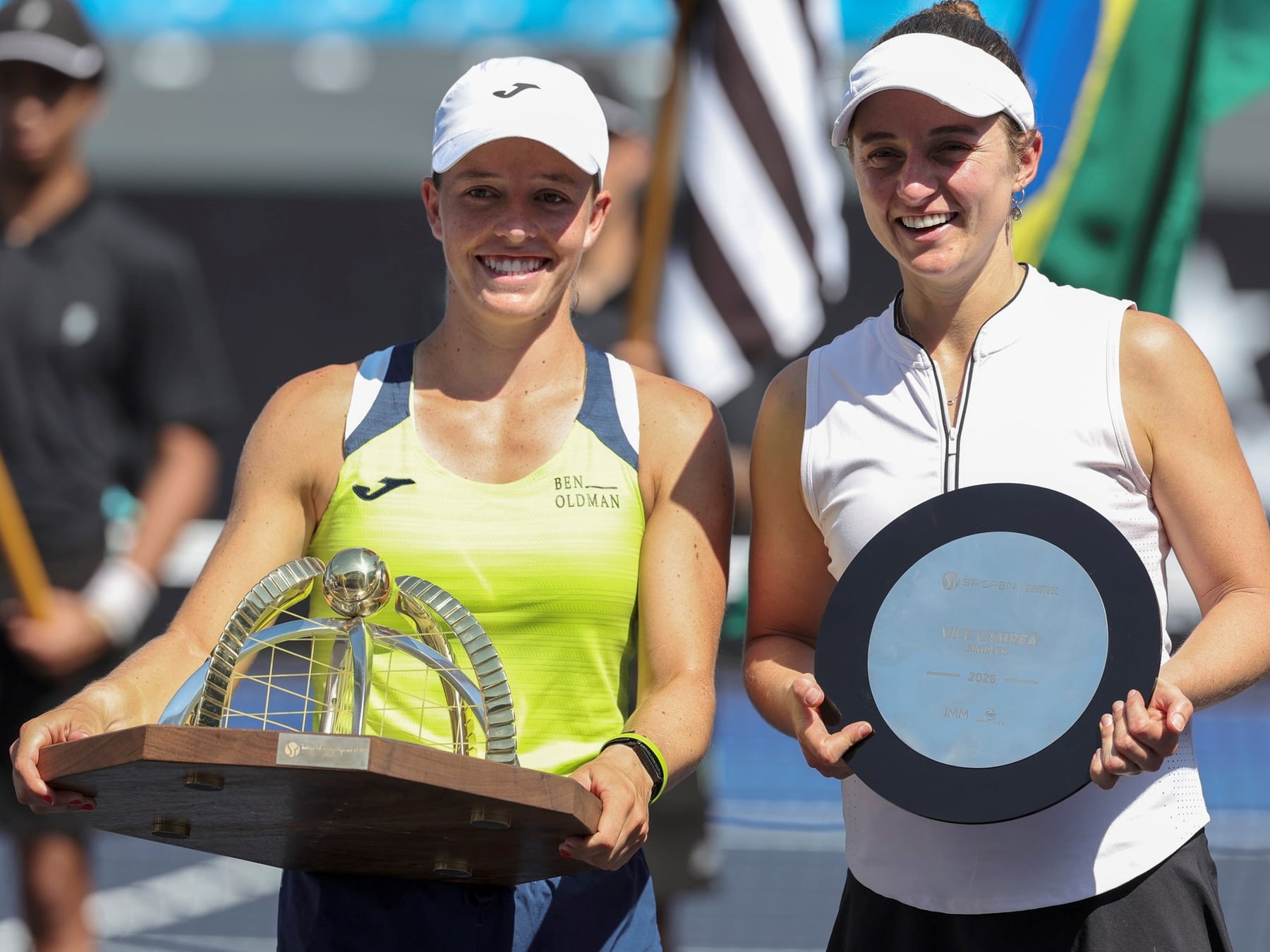 Podoroska llegó, subió y se quedó a un set de la gloria en San Pablo