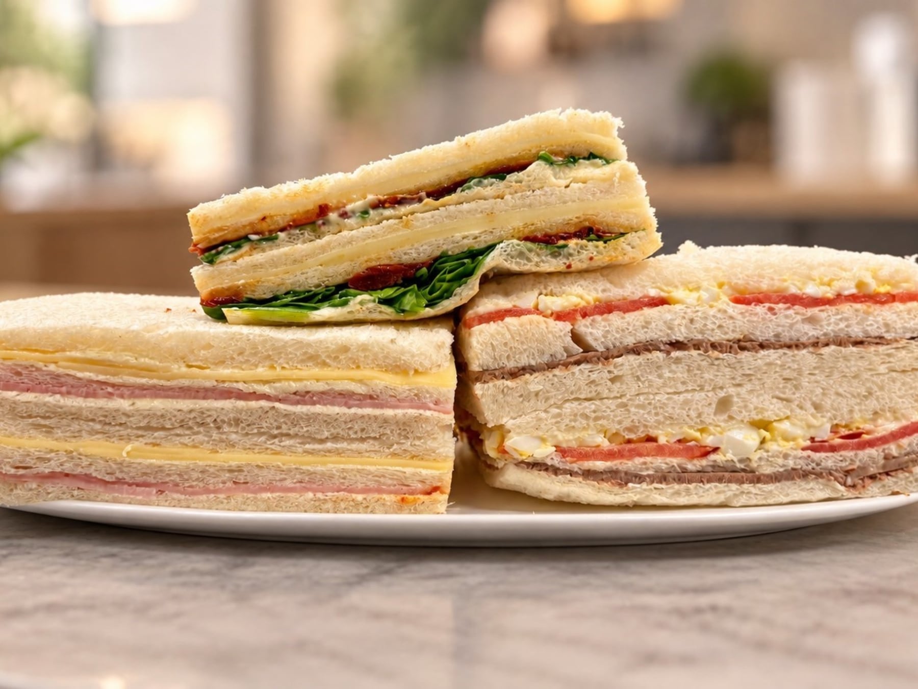 Cinco confiterías, un mismo clásico: la pulseada por el sándwich de miga perfecto en Buenos Aires