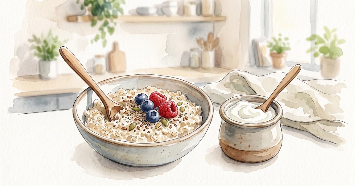 Avena y yogur griego: una alianza posible para ir al baño sin sobresaltos