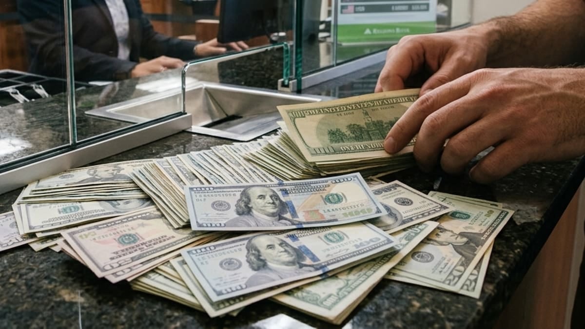 Dólar minorista y blue cierran la semana alineados en $1540 para la venta, con el tarjeta en $2012,40