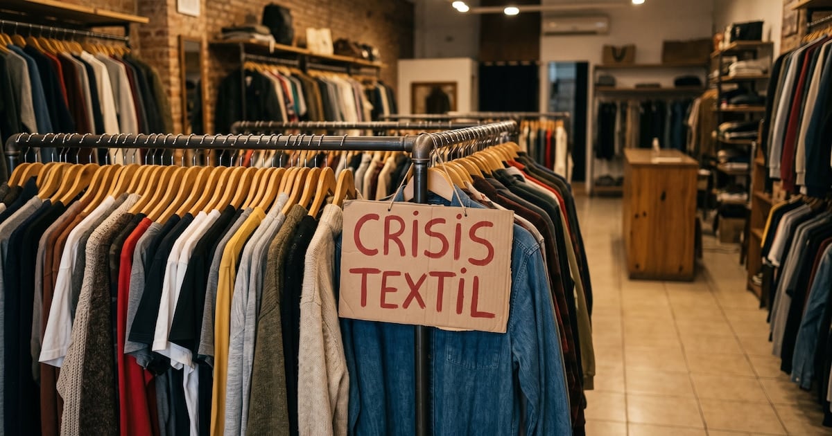 Textil en rojo: producción a la baja, capacidad ociosa y un empleo que no encuentra piso