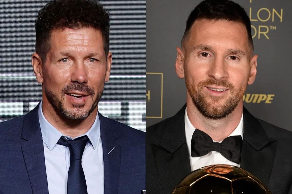 Simeone, el que nunca llora, se quebró por Messi: la insistencia como bandera