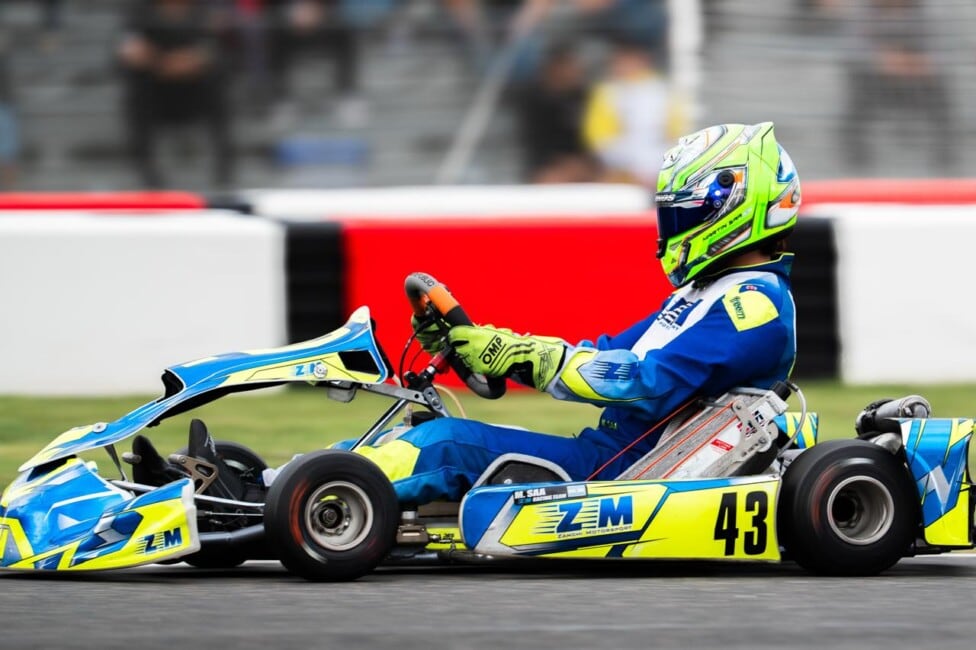 El Rayito Saa no se borró: llegó a la final del Mundial de Karting en Italia y se volvió con la frente alta