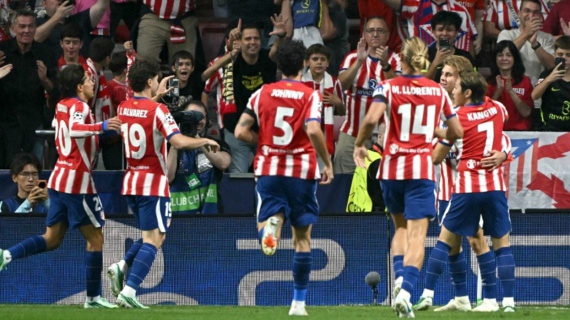 El Atleti recuperó la memoria europea y le metió un cachetazo al United en el Metropolitano