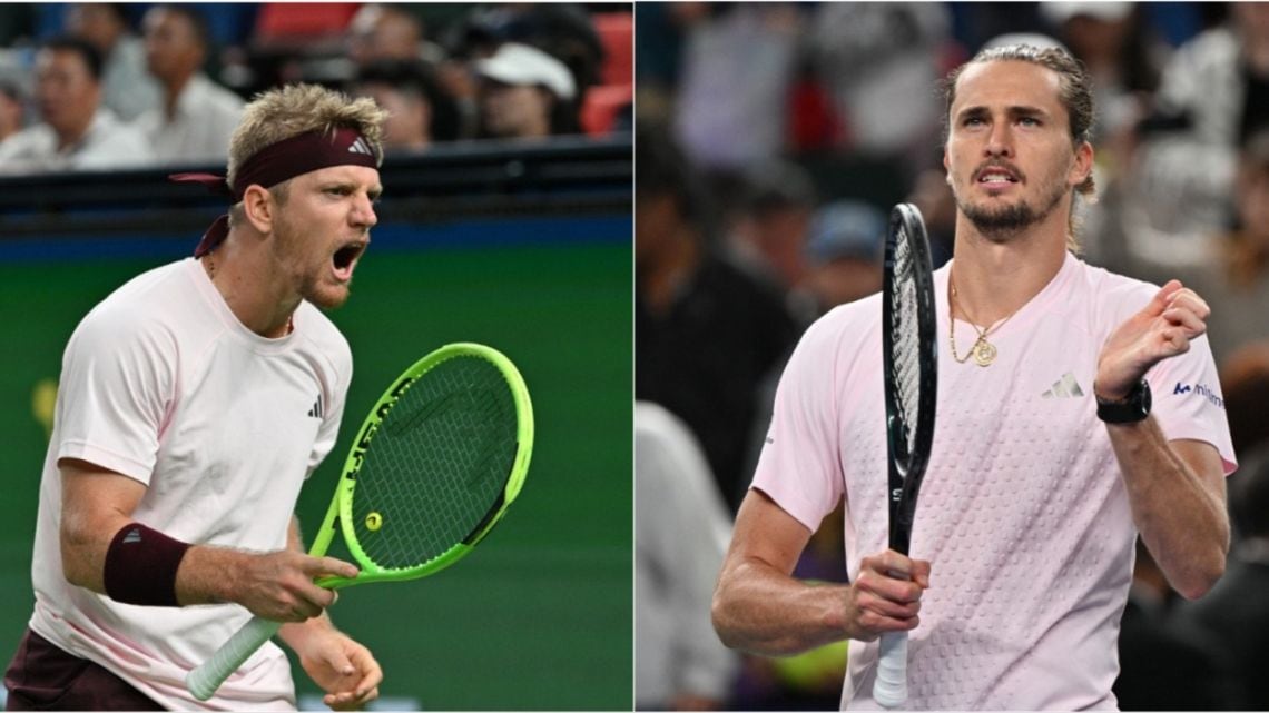 Davidovich Fokina le torció el cuello a Zverev en Shanghái y se metió en otra final de Masters 1000