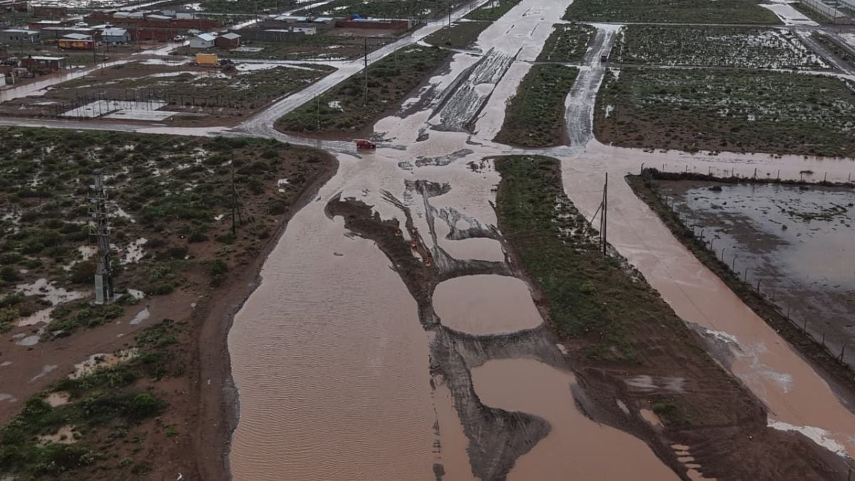 La tormenta dejó a 25 familias damnificadas y activó un refugio en Añelo