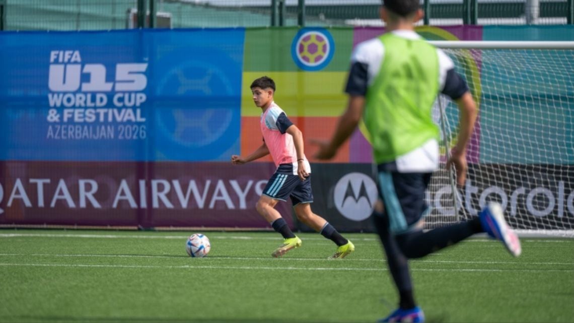 Argentina faces a rapid-fire test in the new U-15 World Cup