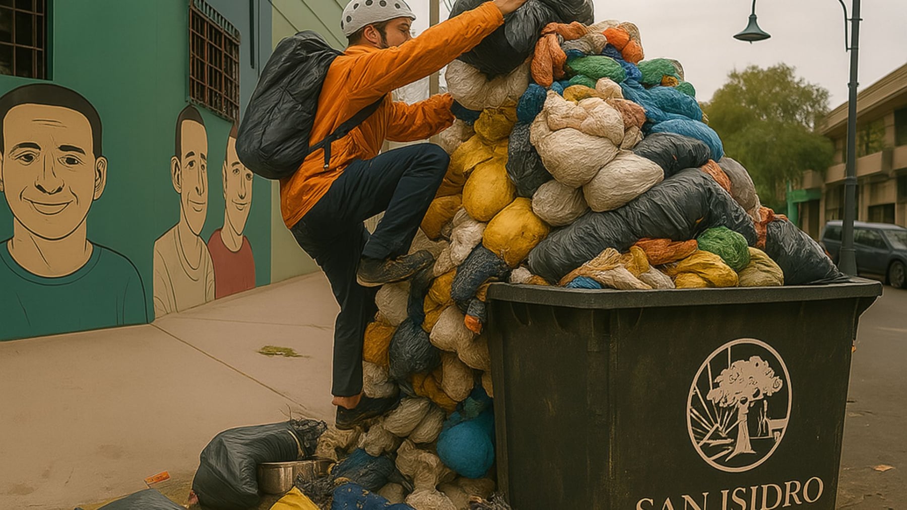 Cambiaron algunos contenedores pero hay más basura y menos lugar para estacionar: un plan que no le sirve a nadie