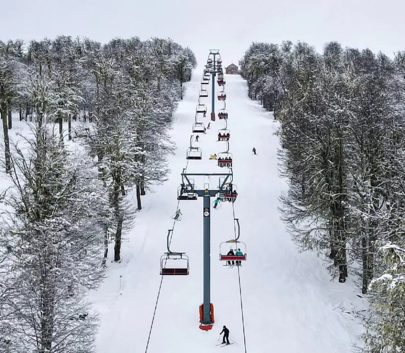 El Cerro Chapelco en San Martín de los Andes: Solo 40% de Superficie Esquiable