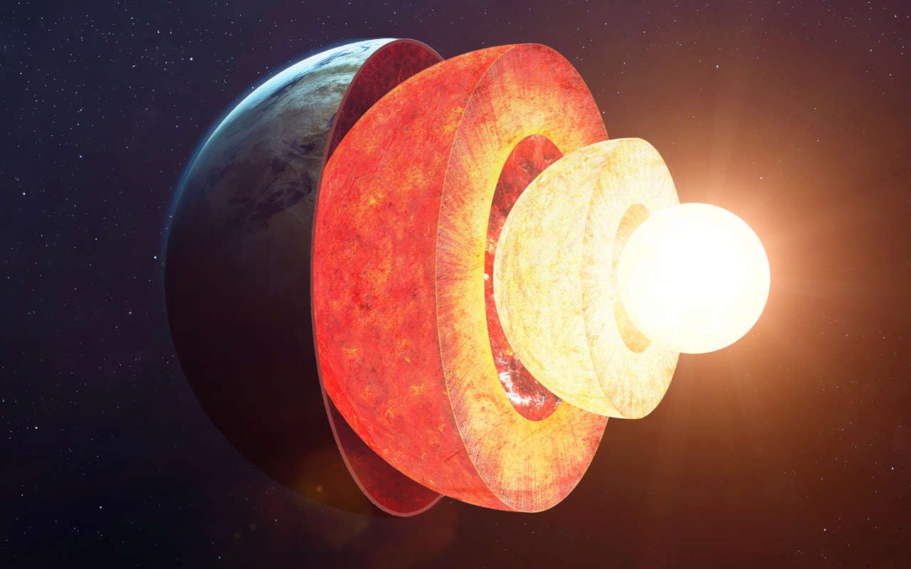 El núcleo interno de la Tierra es menos sólido de lo que se creía y está cambiando
