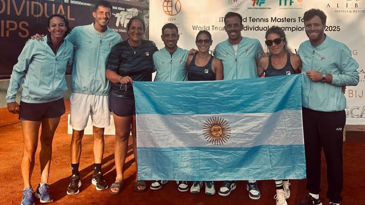 El equipo argentino dio el presente en el Mundial de Maestros ITF en Turquía
