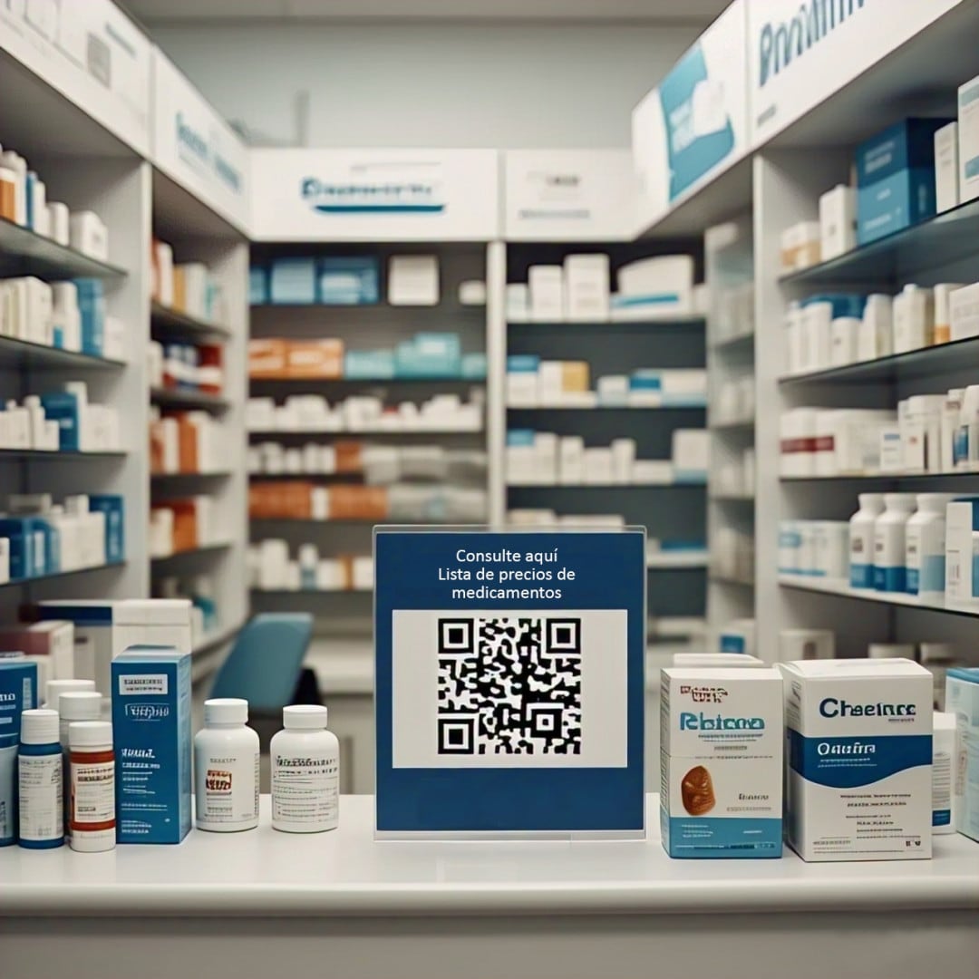 Farmacias tendrán que exhibir precios mediante un código QR