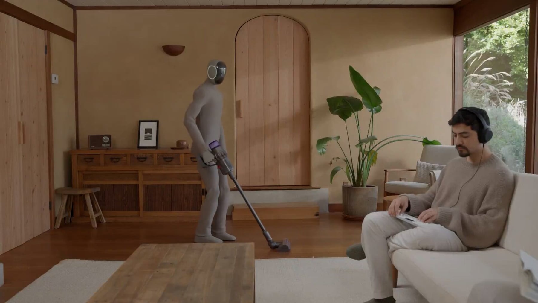 Neo Gamma: El Robot Humanoide Protector Equipado con Cámaras y Sensores