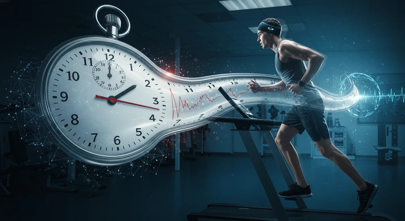 Ejercicio intenso: por qué sentimos que el tiempo pasa más lento